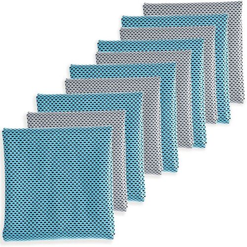 10 Pack Cooling Towel Absorbent Fast Drying Towels 适用于 Sp - 图0