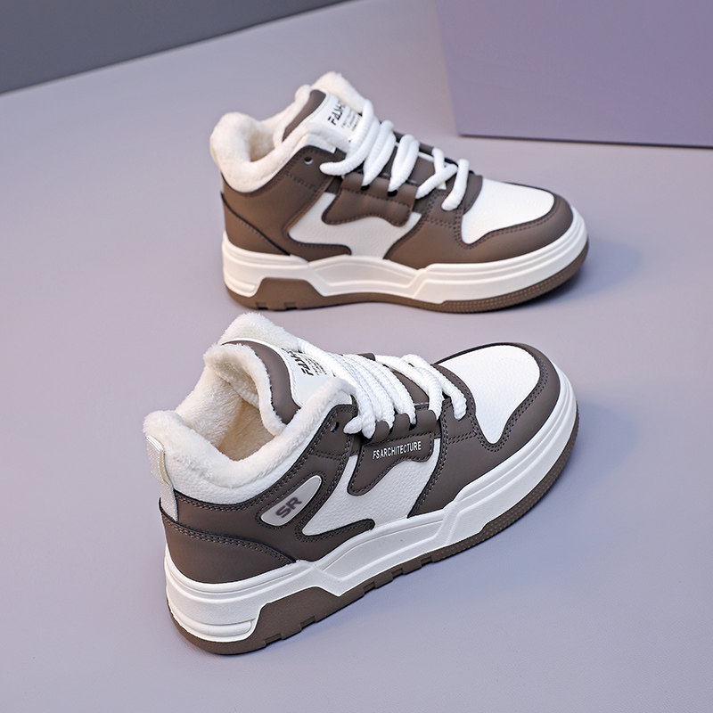 41一43大码短靴2025冬季高帮加绒黑白熊猫运动板鞋学生保暖二棉鞋,淘宝优惠券,粉丝福利购,淘宝优惠卷