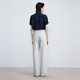 Shuiyunjian Women's High Waist Retro Slim Lyocell Soft Casual Pants Jeans Trousers Summer New Style