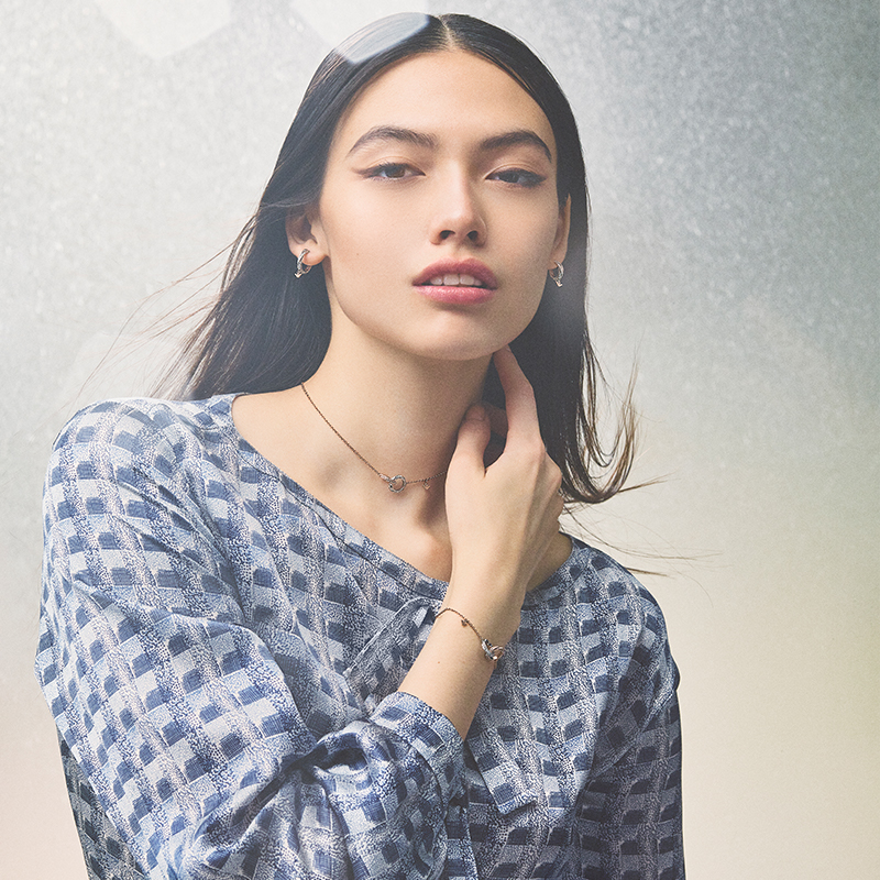 Armani阿玛尼官方正品耳环女 时尚镶钻耳环耳饰送女友生日礼物 - 图1