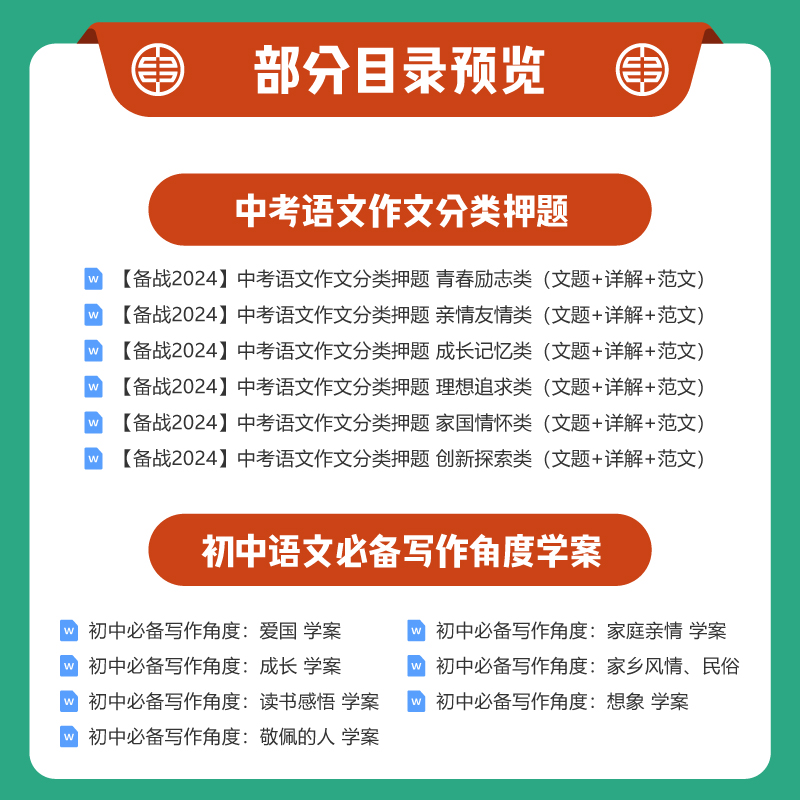 初中语文作文专题课件PPT学案分类押题详解范文高分技巧电子版-图1