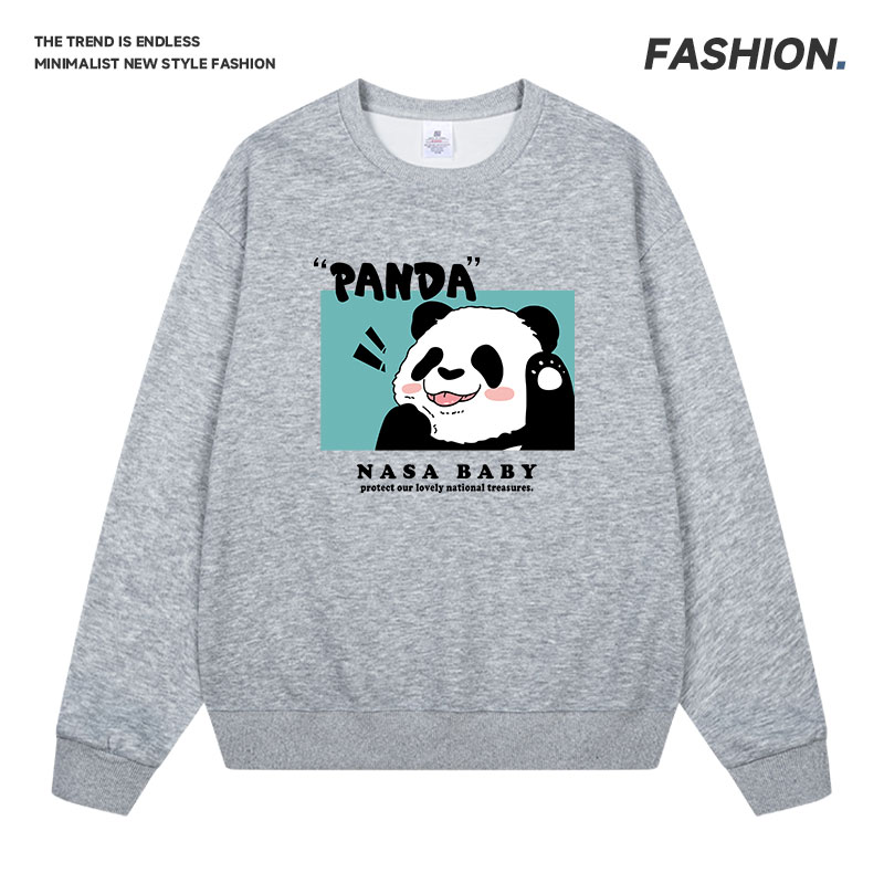 2025秋冬新款卡通印花宽松卫衣男女同款休闲百搭