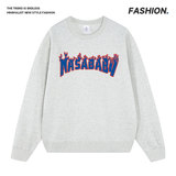 潮流美式印花秋冬新款宽松长袖休闲套头卫衣 券后49.9元包邮