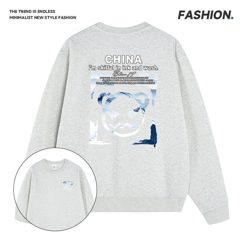 秋季连帽卫衣女减龄卡通印花设计感小众外套学生百搭长袖衫7