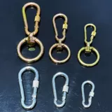 Вращающаяся пряжка, прочная цепная пряжка, поворотный замок на 360 градусов, противоотрывной болт для овец, универсальная страховка