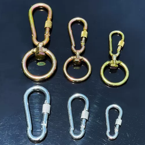 Вращающаяся пряжка, прочная цепная пряжка, поворотный замок на 360 градусов, противоотрывной болт для овец, универсальная страховка