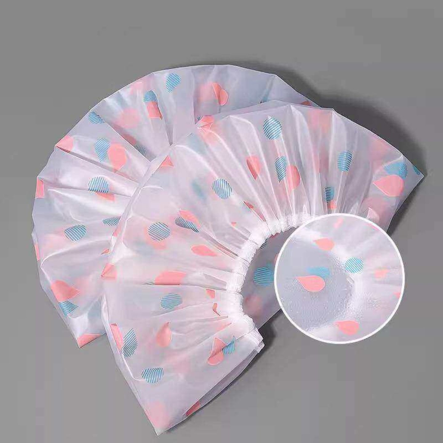 防水浴帽家用洗澡头套厨房防油烟染发高弹力实用女发膜保护帽,淘宝优惠券,粉丝福利购,淘宝优惠卷