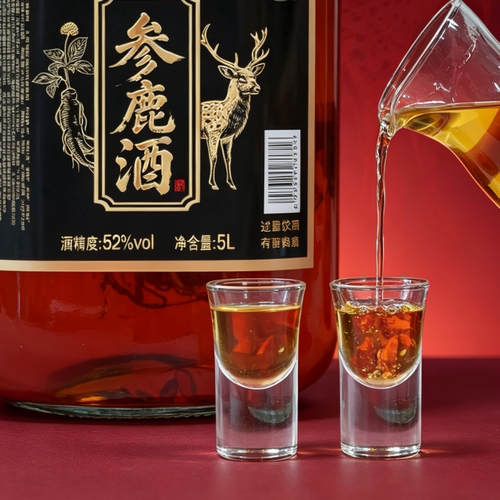 望坊参鹿酒52度5000ml*1坛 正品保障家用礼节馈赠常备好酒 赠酒提 - 图2