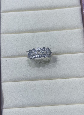 珍珠戒指配件s925纯银