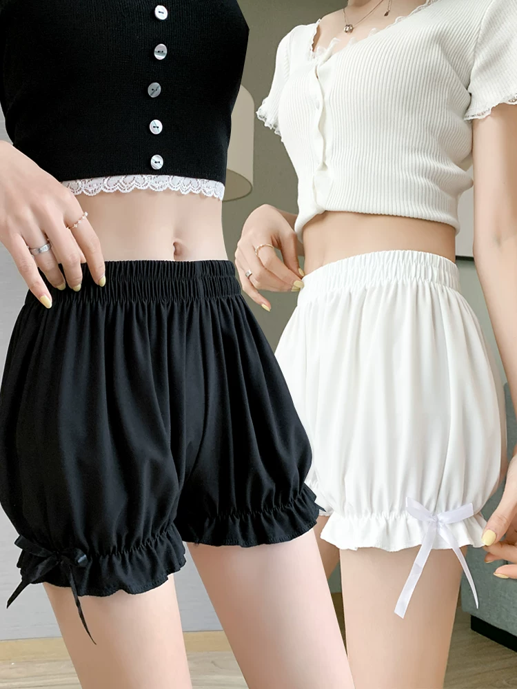 Безопасные тонкие брюки, защитное белье, л leggings, фонарик, шорты, стиль Lolita, свободный крой