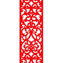 Hollowed-out flower lattice ceiling carved flower plate hollowed-out flower European-style aisle ceiling Living room Screen Xuanguan partition background wall