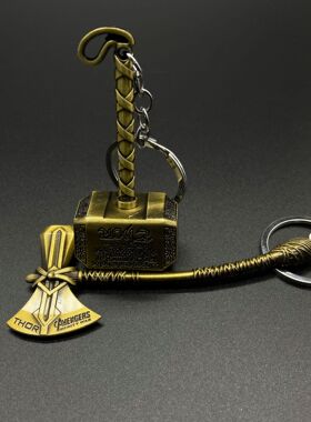 复仇者联盟漫威系列美国队长钢铁侠汽车金属合金钥匙扣创意小挂件