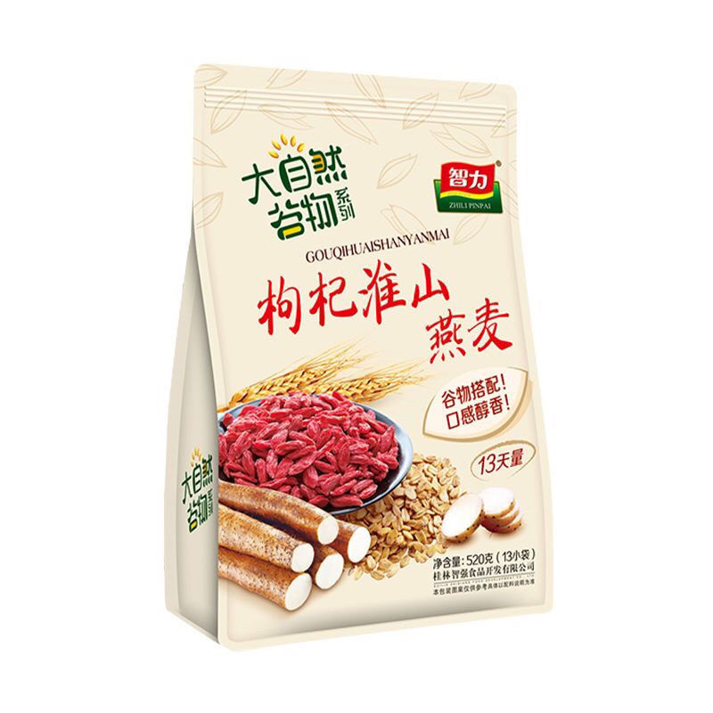 智力大自然红豆薏米燕麦520克13小袋学生老人营养懒人代餐粉早餐,淘宝优惠券,粉丝福利购,淘宝优惠卷