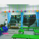 Kindergarten shopping mall primary school corridor decoration pendant classroom corridor environment layout double-sided bauhinia pendant flash sale