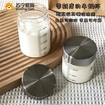 Glass sealing tank moisture-proof tea leaf jars home with lid small jar round transparent containing storage storage tank 2018