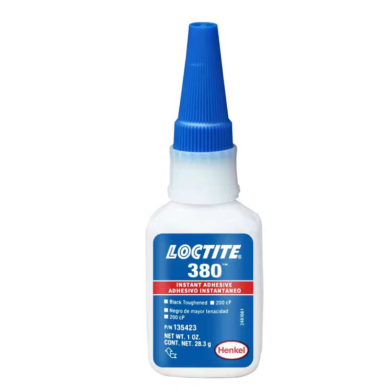 乐泰380黑色瞬干胶 正品382 382HV高强度瞬干胶粘接橡胶金属 - 图2