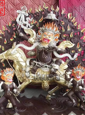 吉祥天母佛像大型藏式摆件定制