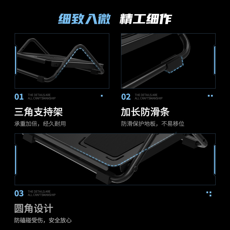 卓猫脚踏板搁脚凳办公午休学习垫脚凳沙发舒缓压力人体工学脚蹬 - 图3