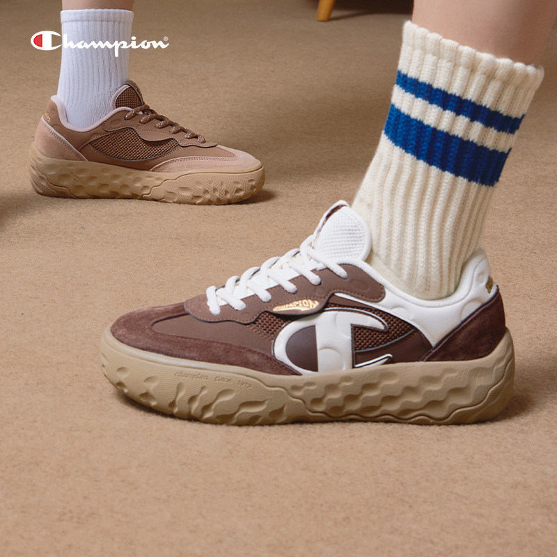 Champion冠军德训鞋板鞋2025年秋冬新款糖果芝士增高厚底鞋小白鞋 - 图2