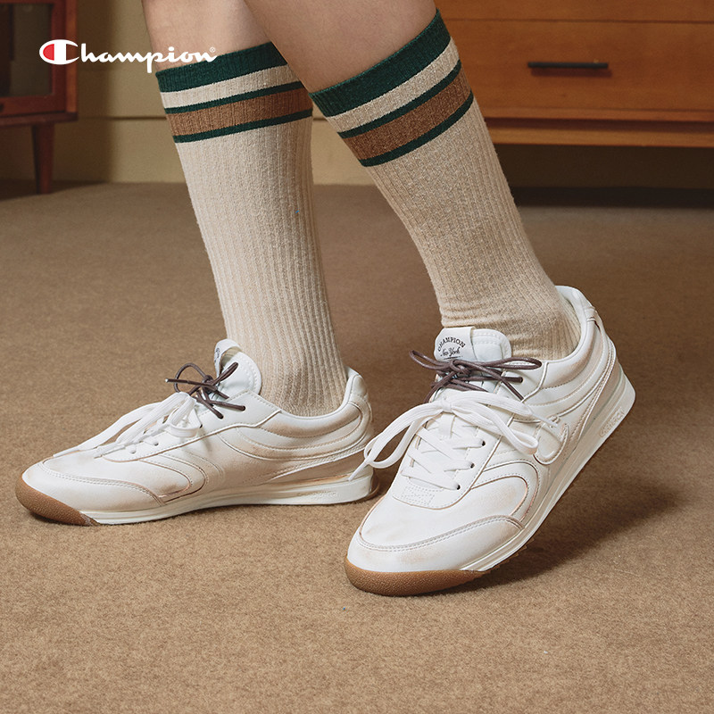 Champion冠军板鞋女25秋冬新款复古德训鞋情侣运动鞋潮牌休闲跑鞋,淘宝优惠券,粉丝福利购,淘宝优惠卷