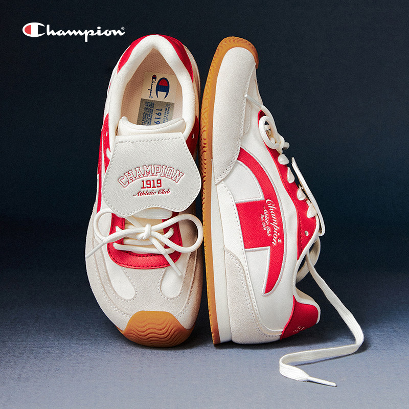 Champion冠军蝶翼跑歪头德训鞋女26春夏新款复古休闲鞋薄底板鞋,淘宝优惠券,粉丝福利购,淘宝优惠卷