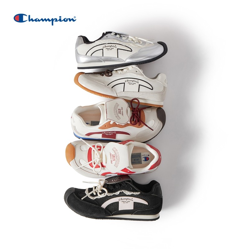 Champion冠军蝶翼跑歪头德训鞋女26春夏新款复古休闲鞋薄底板鞋,淘宝优惠券,粉丝福利购,淘宝优惠卷