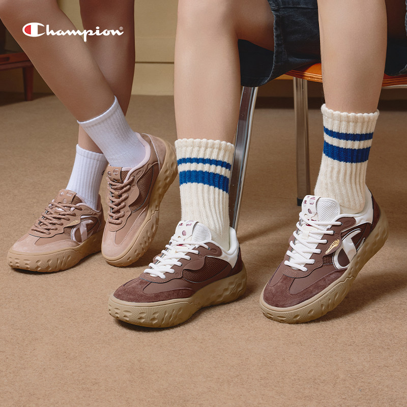 Champion冠军德训鞋板鞋2025年秋冬新款糖果芝士增高厚底鞋小白鞋 - 图3
