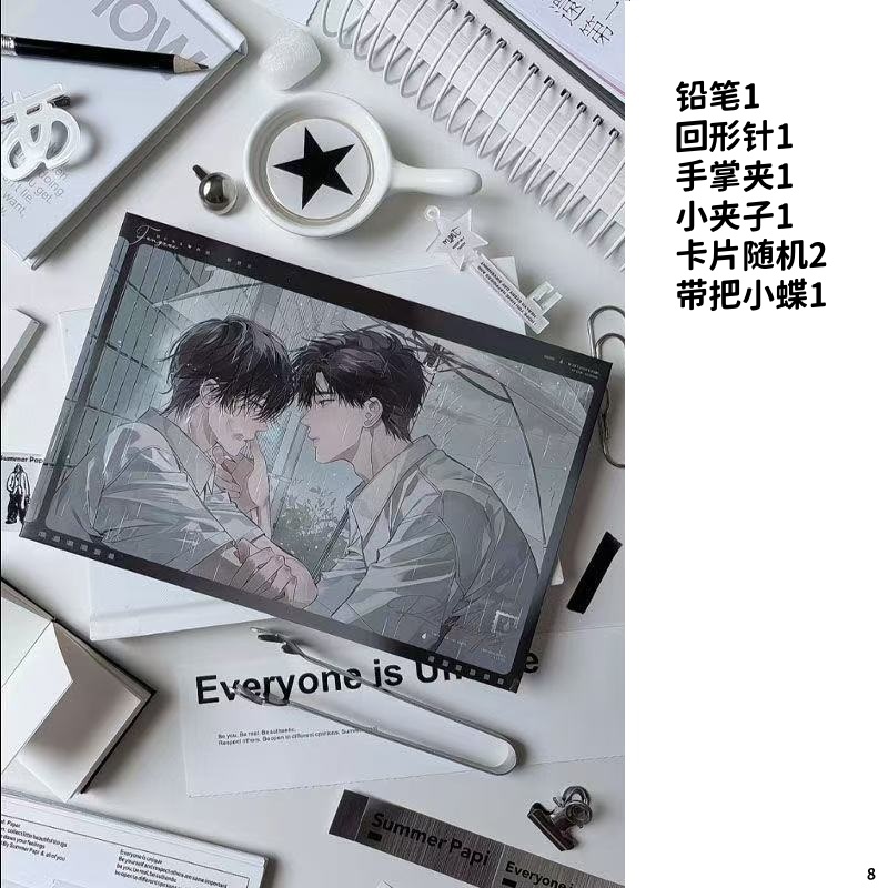 拍摄照小道具装饰复古高级周边摆拍谷美道具全套装ins风吧唧谷子 - 图0