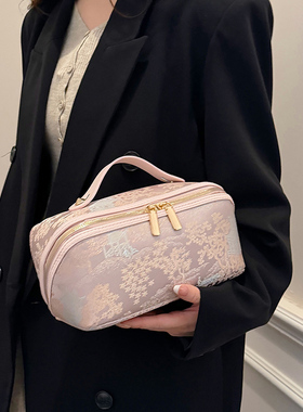 国风化妆包女新款轻奢高端