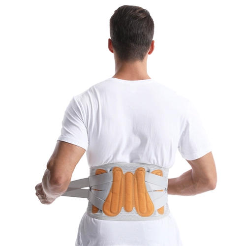 Медицинская поясная плита поясничного поясничного отдела позвоночника фиксация лента талия растяная полоса Алюминиевая пластина поддерживает легкую и дышащую поддержку талии