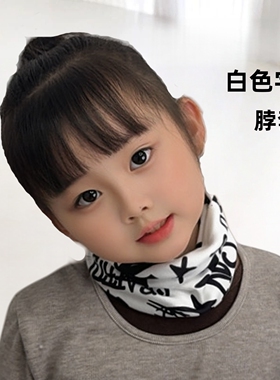 德绒围巾2025新款秋冬季中大童男女童防寒防风保暖护耳外出堆堆帽