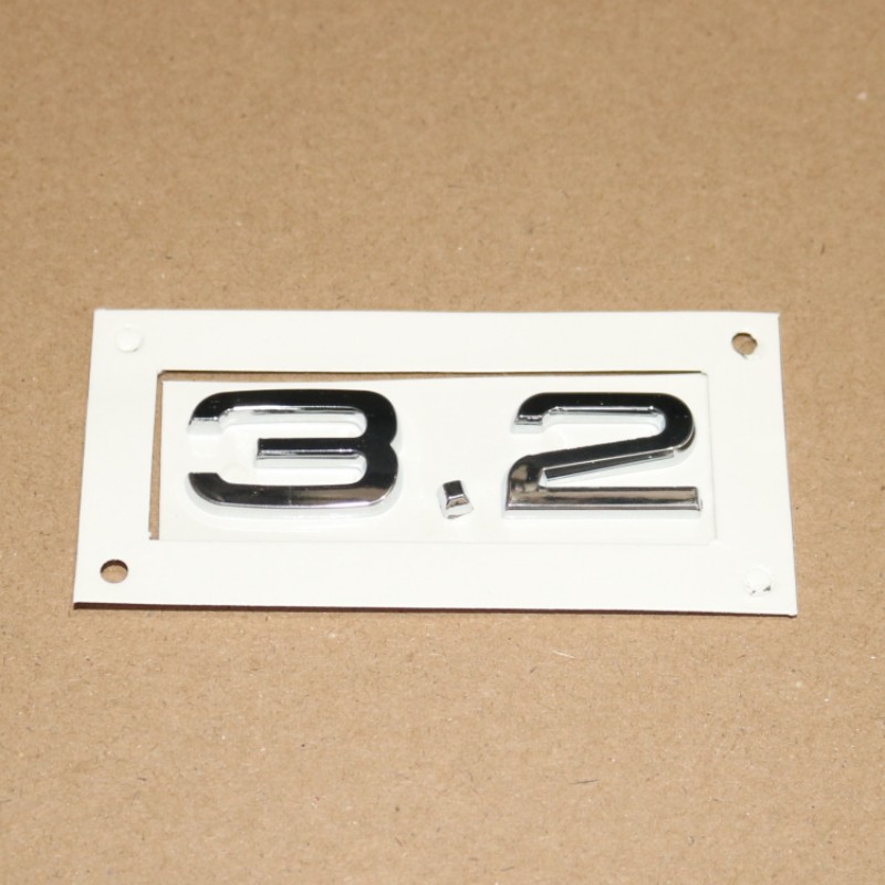 适配05-11年奥迪 A6L 后盖后备箱 一汽奥迪 字标 车标排量标 标贴 - 图1