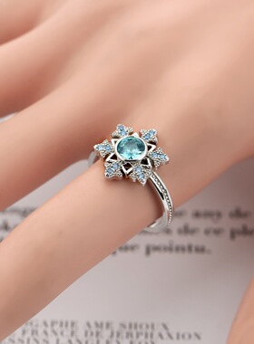 儿童戒指女童钻石轻奢高级感公主