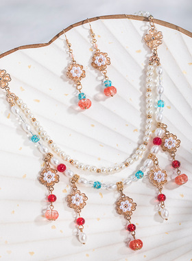 汉服女童软璎珞古风项链珍