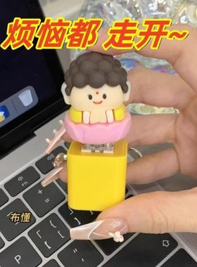 发声如来按键电子敲木鱼钥匙扣