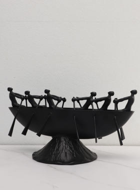 新中式金属客厅人物摆件家居饰品