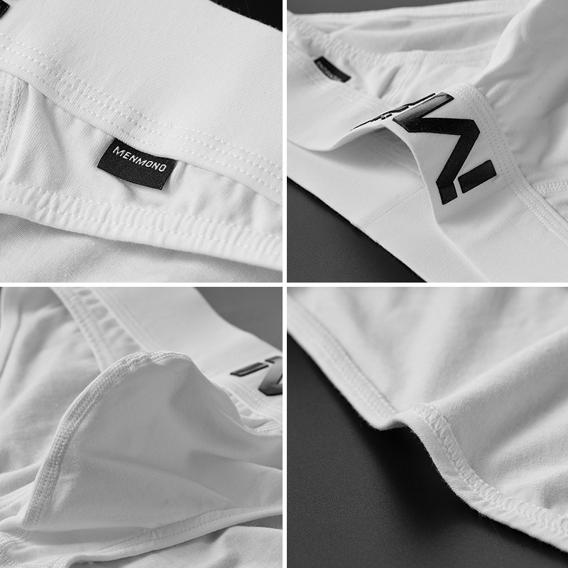 四月白羊的店 男学生宽腰带纯色纯棉低腰内裤三角 拍任意3条包邮,淘宝优惠券,粉丝福利购,淘宝优惠卷