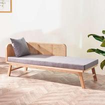 Solid wood Guido Lying Chair Vine choreography sofas light and luxurious princess chair Beauty tatami Bedroom Small family sofa Nordic folk