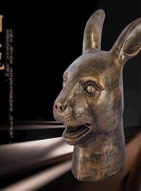 招财圆明园海晏堂全套仿铜像十二生肖12兽首龙头鼠牛虎工艺品摆件