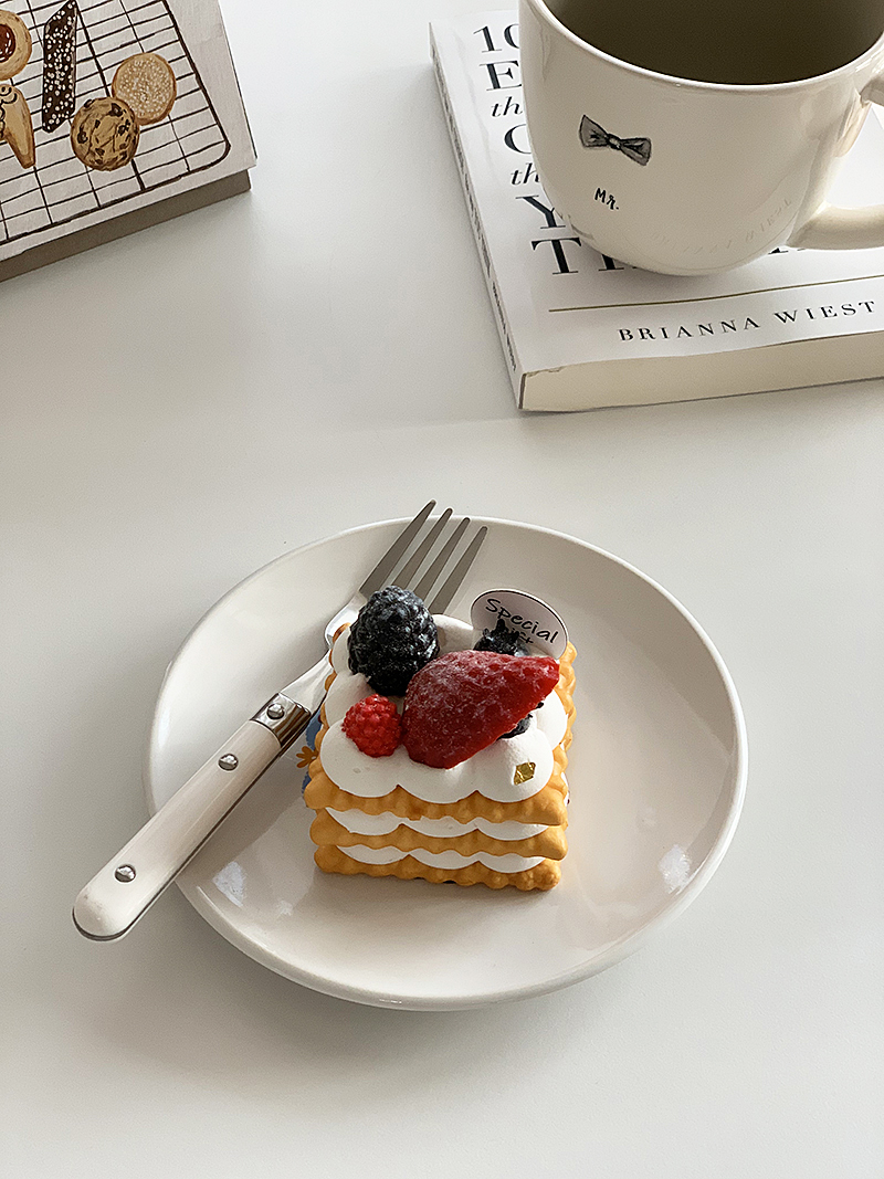 安木良品 外贸原单 可爱卡通陶瓷杯碟盘水果点心零食早餐小碟子,淘宝优惠券,粉丝福利购,淘宝优惠卷