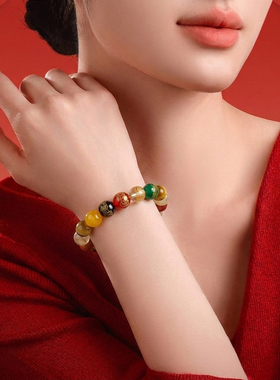 【普陀山祝福】五路财神手串