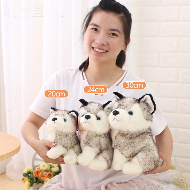 抱枕模型名犬阿拉斯加金毛玩偶小型可爱的中号娃娃公仔女朋友狗子