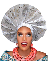 2018 New Arrival fan headtie gele Already Tied sego regular
