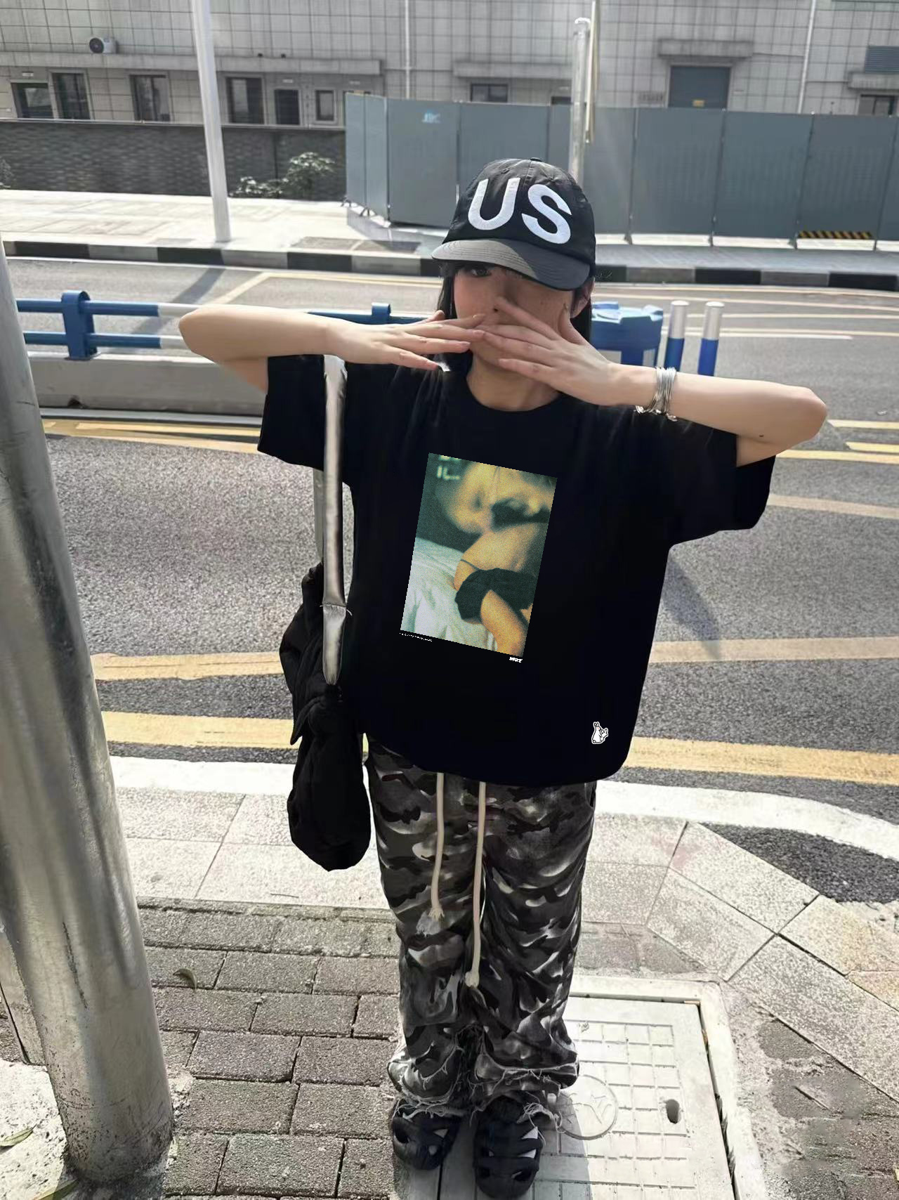 #FR2 Photo Ⅲ T-shirt 十周年限定男女情侣美式纯棉宽松短袖T恤 - 图1