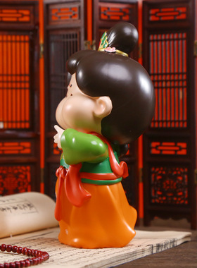 唐小糖中式古典风桌面客厅家居装饰品大号摆件树脂工艺品生日礼物