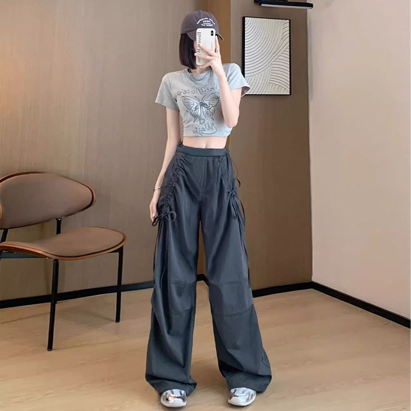 猫人孕妇裤子夏季薄款外穿2025新款无托腹孕早期工装阔腿长裤夏装,淘宝优惠券,粉丝福利购,淘宝优惠卷