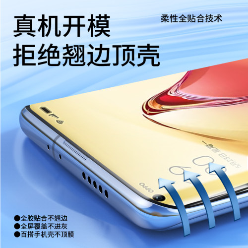 适用opporeno8手机膜reno8pro钢化水凝膜oppo全屏opp0pporeno十opρoreno+opponeno新款opooreno软膜oppereno-图0