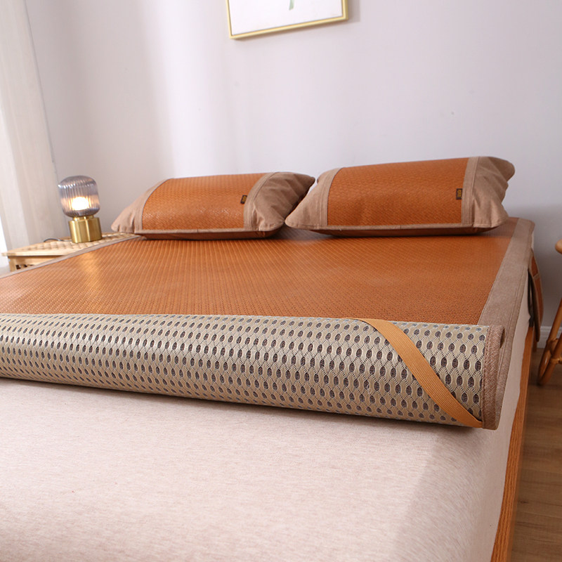 老席匠加厚凉席藤席子2025夏天新款婴儿可用定做制天然纯藤床笠款