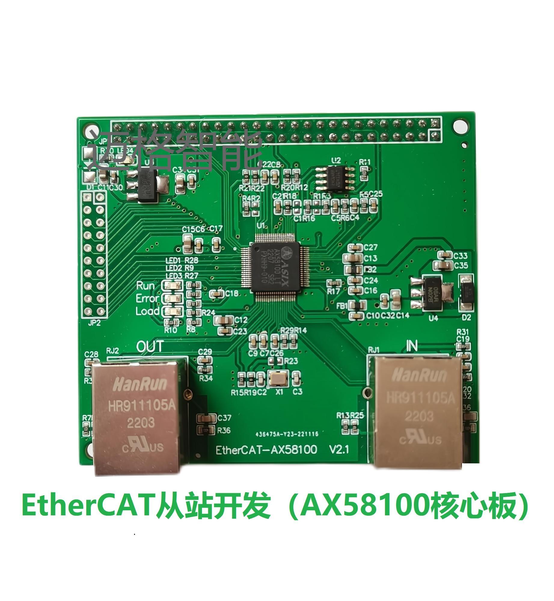 EtherCAT开发板从站、主站 基于STM32+AX58100/LAN9252 - 图2