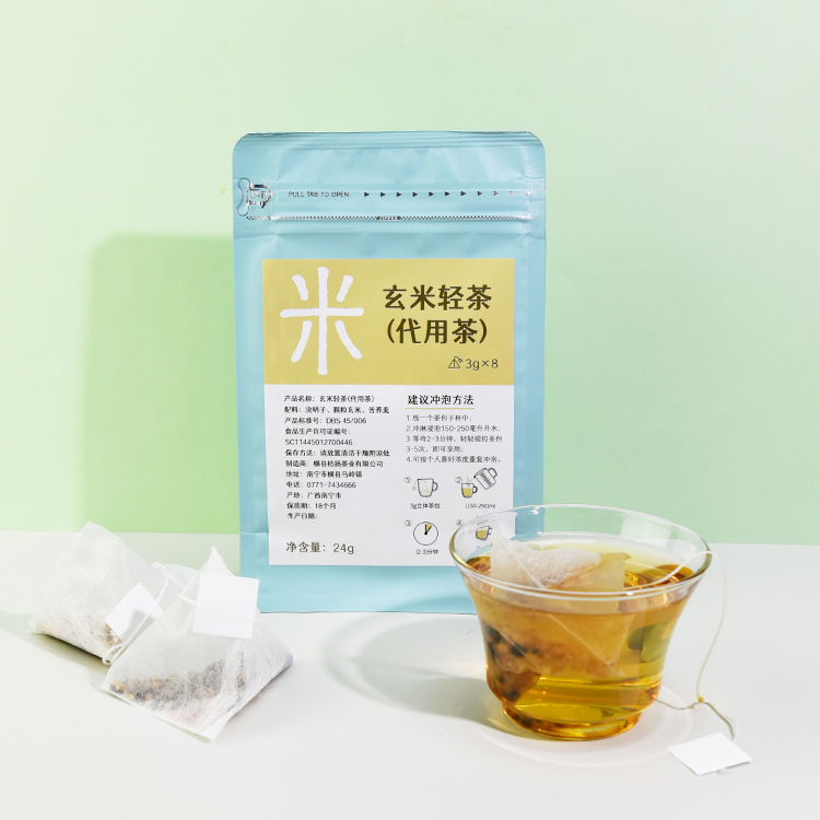 玄米轻茶代用茶包袋泡茶三角茶包8包/袋桔扬决明子苦荞麦玄米茶包